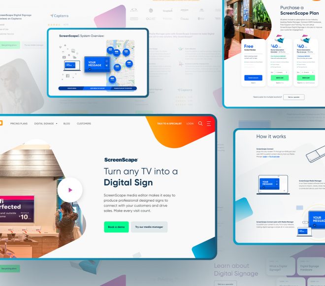 ScreenScape Website Case Study Feature