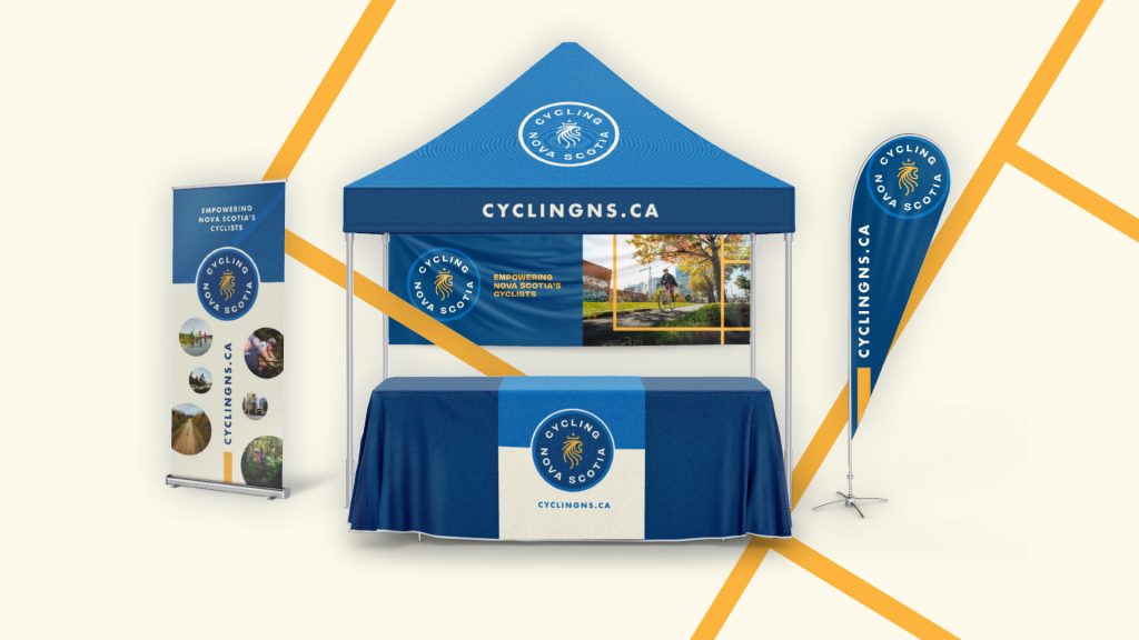 Cycling Nova Scotia - Brand Guide - Popup Mockups