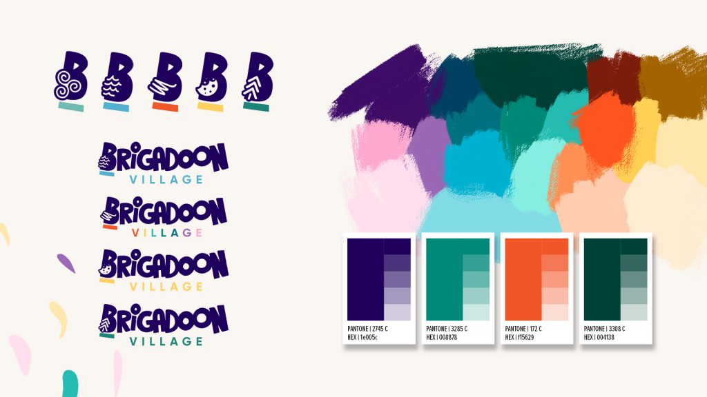 Brigadoon Village - Branding Colour Palette