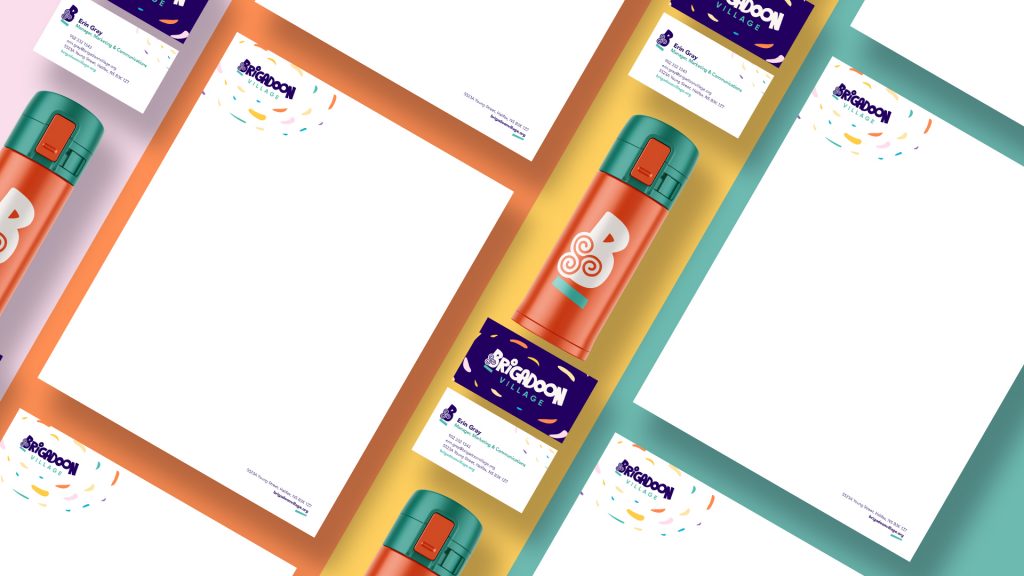 Brigadoon Village - Branding - Collateral Mockups