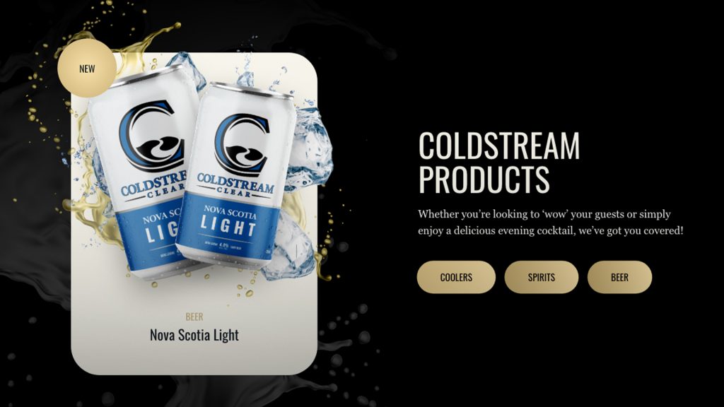 Coldstream Clear Website Design - Product Feature