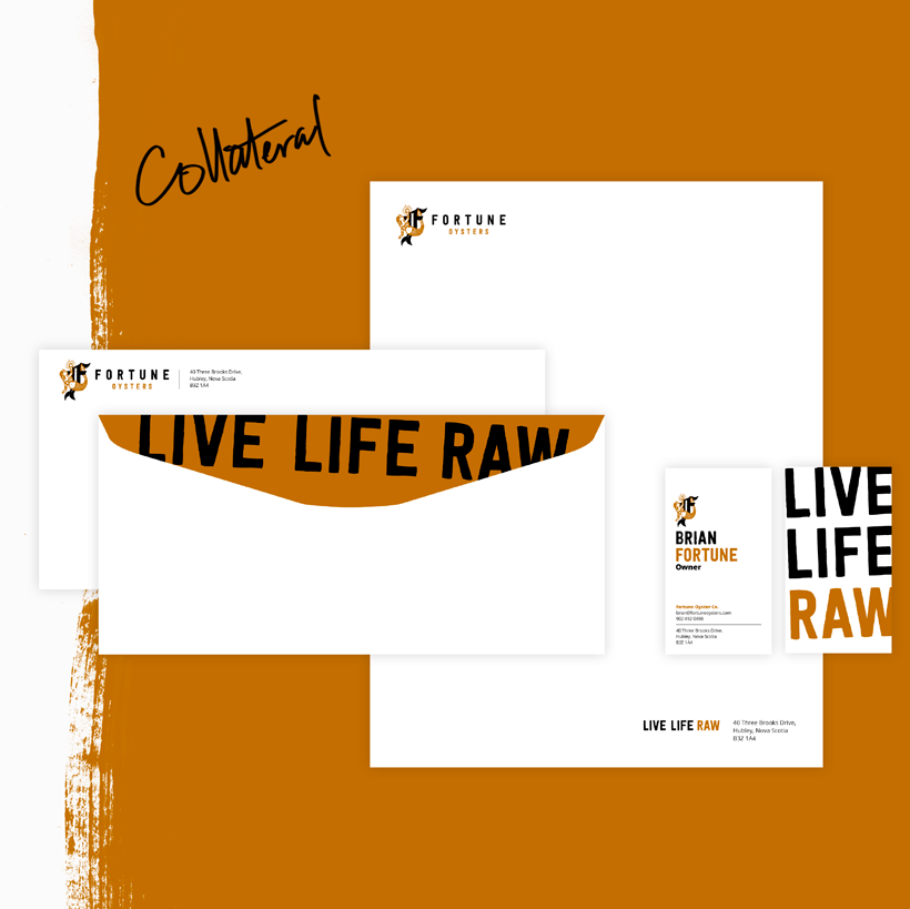 Fortune Oysters - Branding