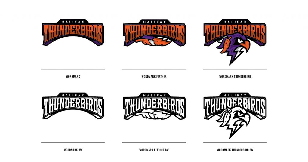 Halifax Thunderbirds Branding